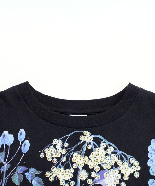 RNA（アールエヌエー）の「M1682 ベリーボタニカルプリントBIG-Tシャツ（Tシャツ/カットソー・レディース・ミント/ブラック/ホワイト・MEDIUM）」の14枚目の写真