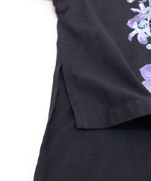 RNA（アールエヌエー）の「M1682 ベリーボタニカルプリントBIG-Tシャツ（Tシャツ/カットソー・レディース・ミント/ブラック/ホワイト・MEDIUM）」の17枚目の写真