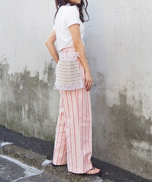 Casselini（キャセリーニ）の「フェイクパールビーズ巾着（ショルダーバッグ・レディース・ブラック/シルバー/ゴールド・FREE）」の17枚目の写真