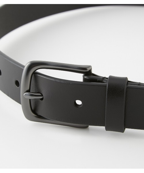 AZUL by moussy（アズールバイマウジー）の「BASIC LEATHER BELT/ベーシックレザーベルト（ベルト・メンズ・ブラック/ブラウン・FREE）」の6枚目の写真