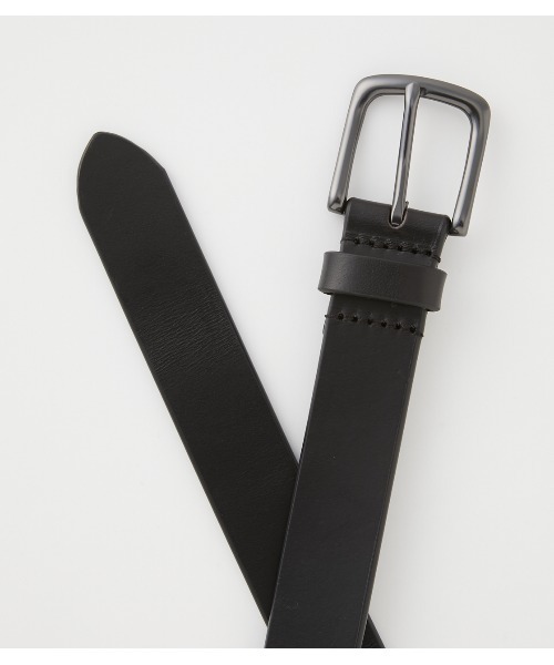AZUL by moussy（アズールバイマウジー）の「BASIC LEATHER BELT/ベーシックレザーベルト（ベルト・メンズ・ブラック/ブラウン・FREE）」の8枚目の写真