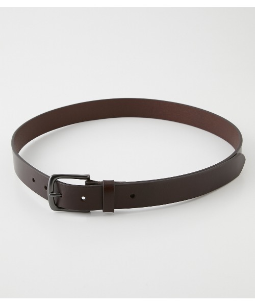 AZUL by moussy（アズールバイマウジー）の「BASIC LEATHER BELT/ベーシックレザーベルト（ベルト・メンズ・ブラック/ブラウン・FREE）」の9枚目の写真