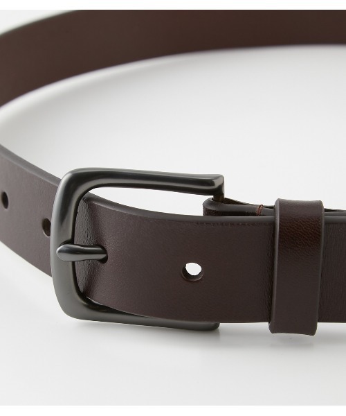 AZUL by moussy（アズールバイマウジー）の「BASIC LEATHER BELT/ベーシックレザーベルト（ベルト・メンズ・ブラック/ブラウン・FREE）」の11枚目の写真