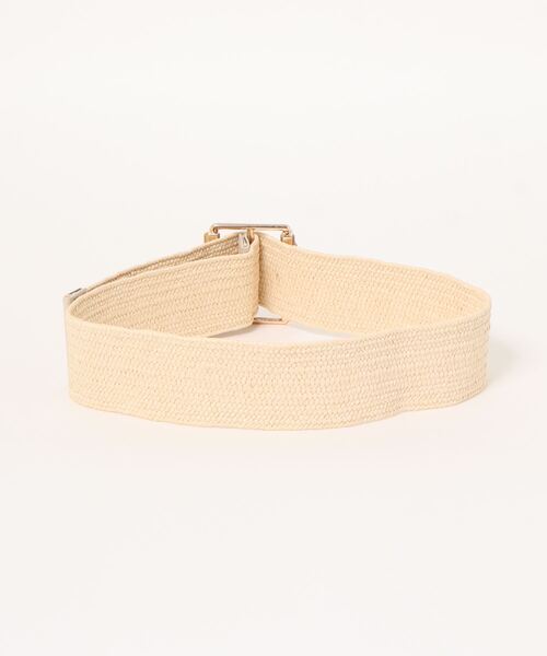 FREE'S MART（フリーズマート）の「雑材ベルト（ベルト・レディース・ホワイト/ベージュ・ﾌﾘ-）」の3枚目の写真