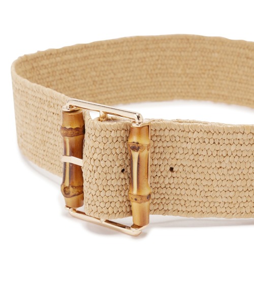 FREE'S MART（フリーズマート）の「雑材ベルト（ベルト・レディース・ホワイト/ベージュ・ﾌﾘ-）」の8枚目の写真