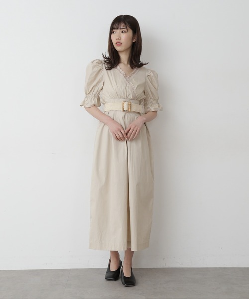 FREE'S MART（フリーズマート）の「雑材ベルト（ベルト・レディース・ホワイト/ベージュ・ﾌﾘ-）」の5枚目の写真