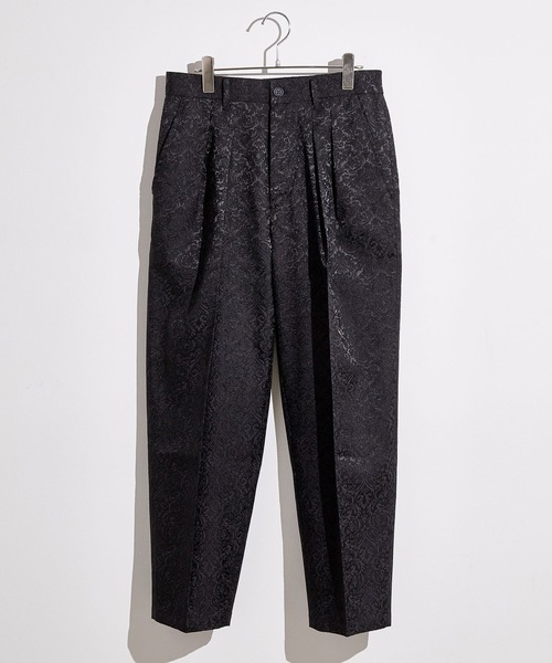 JUNRED(ジュンレッド)の「ジャガード2タックパンツ(その他パンツ・メンズ・ブラック/グレー・S/M/L)」の2枚目の写真