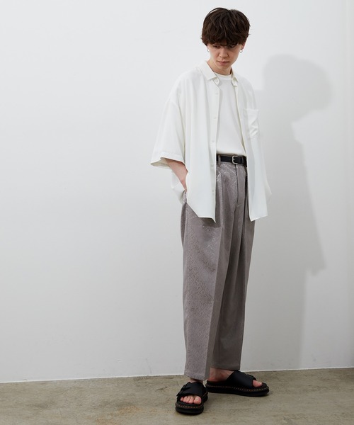 JUNRED(ジュンレッド)の「ジャガード2タックパンツ(その他パンツ・メンズ・ブラック/グレー・S/M/L)」の10枚目の写真