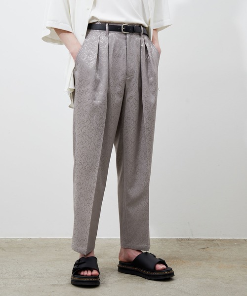 JUNRED(ジュンレッド)の「ジャガード2タックパンツ(その他パンツ・メンズ・ブラック/グレー・S/M/L)」の9枚目の写真