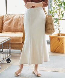 KOBE LETTUCE | リネンブレンドストレッチマーメイドスカート(スカート)