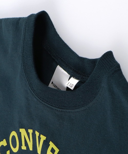 CONVERSE（コンバース）の「【CONVERSE/コンバース】アシンメトリー半袖ワンピース（ワンピース・キッズ・ネイビー/カーキ・110cm/130cm/100cm/120cm/140cm）」の16枚目の写真