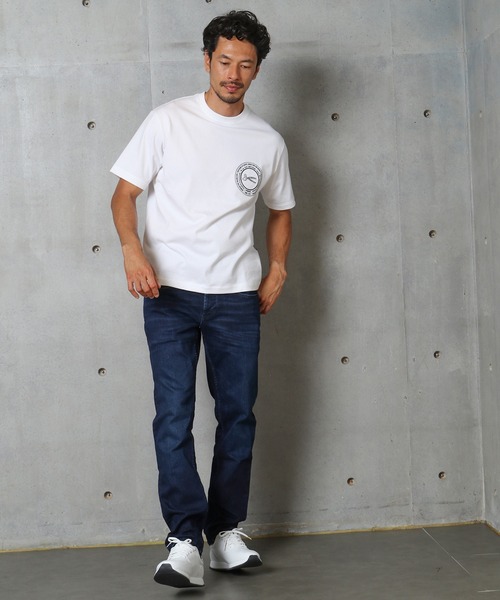 MEN'S BIGI（メンズビギ）の「＜DENHAM(デンハム)＞別注 刺繍ロゴTシャツ　made in japan（Tシャツ/カットソー・メンズ・ホワイト/ベージュ・02/03）」の15枚目の写真