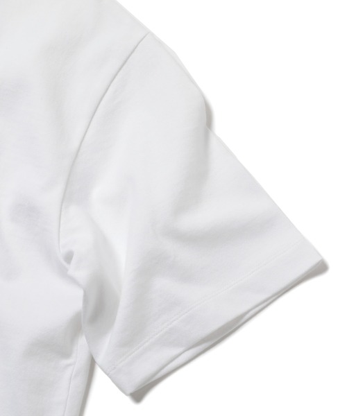 MEN'S BIGI（メンズビギ）の「＜DENHAM(デンハム)＞別注 刺繍ロゴTシャツ　made in japan（Tシャツ/カットソー・メンズ・ホワイト/ベージュ・02/03）」の10枚目の写真