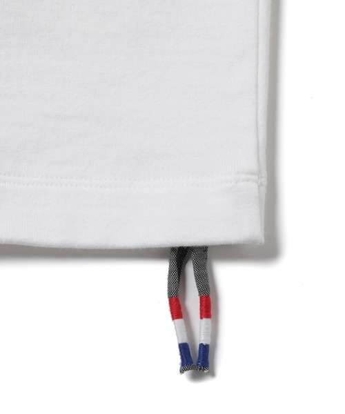 MEN'S BIGI（メンズビギ）の「＜DENHAM(デンハム)＞別注 刺繍ロゴTシャツ　made in japan（Tシャツ/カットソー・メンズ・ホワイト/ベージュ・02/03）」の9枚目の写真