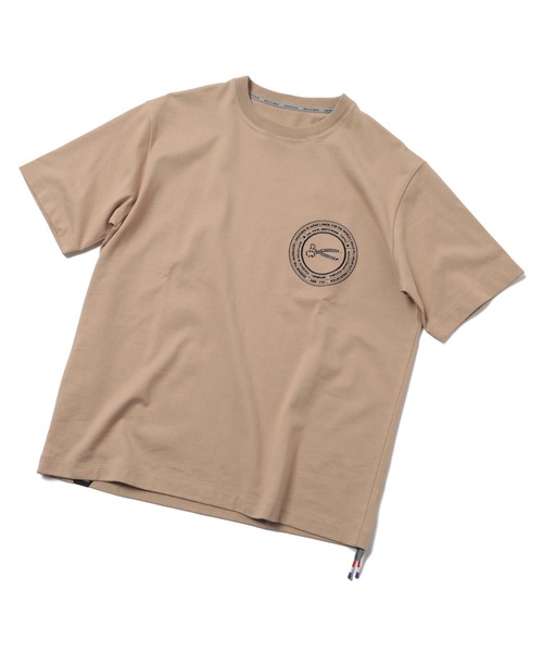 MEN'S BIGI（メンズビギ）の「＜DENHAM(デンハム)＞別注 刺繍ロゴTシャツ　made in japan（Tシャツ/カットソー・メンズ・ホワイト/ベージュ・02/03）」の16枚目の写真
