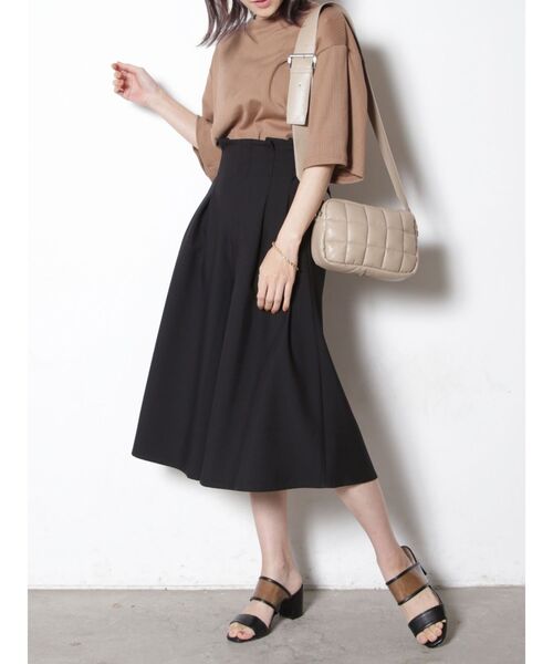 COTORICA（コトリカ）の「リブバックシャンプルオーバー（Tシャツ/カットソー・レディース・ブラック/ブラウン/オフホワイト・FREE）」の22枚目の写真