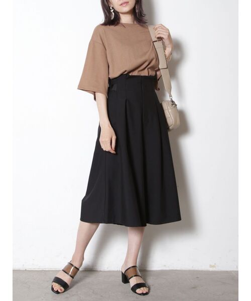 COTORICA（コトリカ）の「リブバックシャンプルオーバー（Tシャツ/カットソー・レディース・ブラック/ブラウン/オフホワイト・FREE）」の19枚目の写真