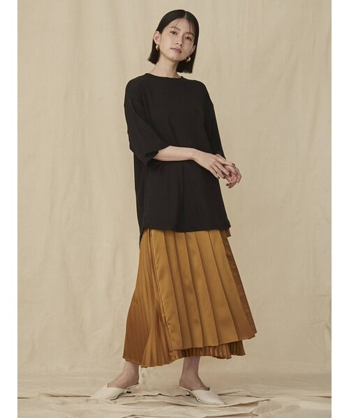 COTORICA（コトリカ）の「リブバックシャンプルオーバー（Tシャツ/カットソー・レディース・ブラック/ブラウン/オフホワイト・FREE）」の11枚目の写真