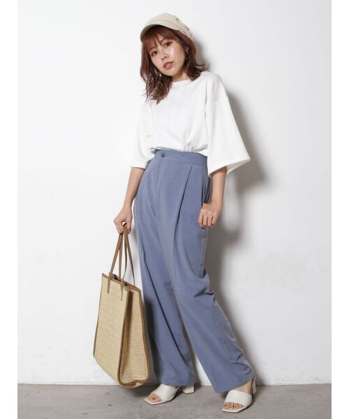 COTORICA（コトリカ）の「リブバックシャンプルオーバー（Tシャツ/カットソー・レディース・ブラック/ブラウン/オフホワイト・FREE）」の20枚目の写真