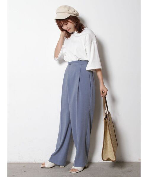 COTORICA（コトリカ）の「リブバックシャンプルオーバー（Tシャツ/カットソー・レディース・ブラック/ブラウン/オフホワイト・FREE）」の5枚目の写真