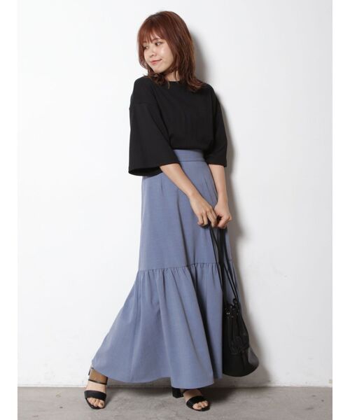 COTORICA（コトリカ）の「リブバックシャンプルオーバー（Tシャツ/カットソー・レディース・ブラック/ブラウン/オフホワイト・FREE）」の14枚目の写真