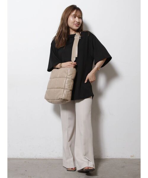 COTORICA（コトリカ）の「リブバックシャンプルオーバー（Tシャツ/カットソー・レディース・ブラック/ブラウン/オフホワイト・FREE）」の12枚目の写真