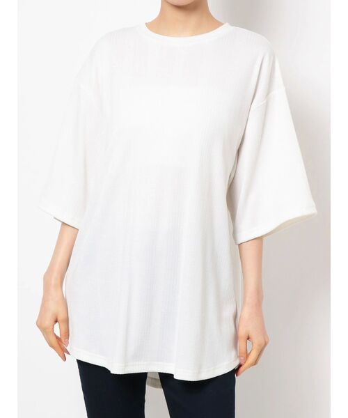 COTORICA（コトリカ）の「リブバックシャンプルオーバー（Tシャツ/カットソー・レディース・ブラック/ブラウン/オフホワイト・FREE）」の21枚目の写真