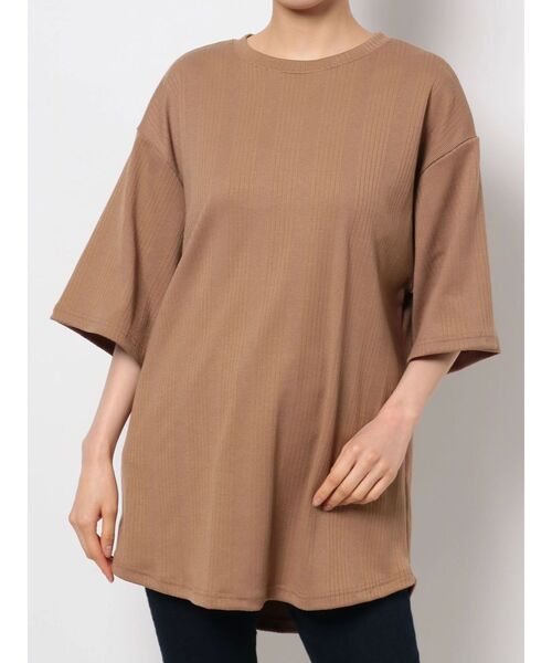 COTORICA（コトリカ）の「リブバックシャンプルオーバー（Tシャツ/カットソー・レディース・ブラック/ブラウン/オフホワイト・FREE）」の18枚目の写真