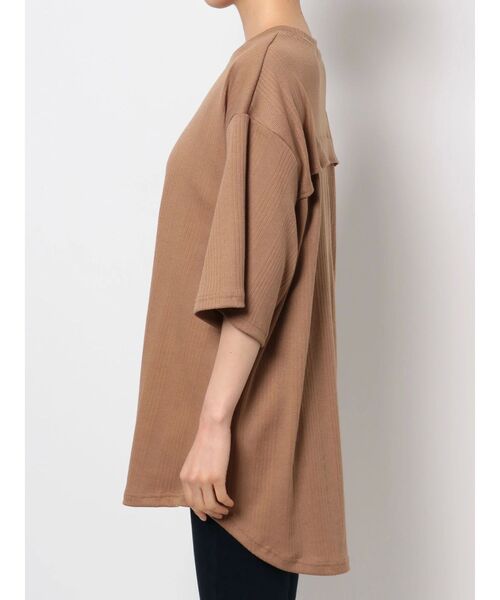 COTORICA（コトリカ）の「リブバックシャンプルオーバー（Tシャツ/カットソー・レディース・ブラック/ブラウン/オフホワイト・FREE）」の15枚目の写真