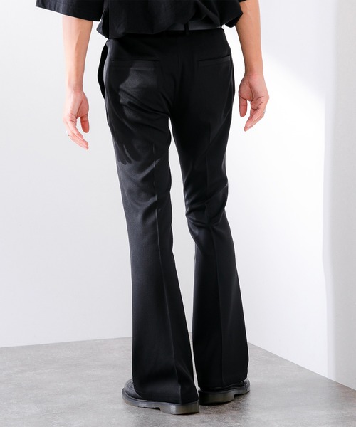 Adoon plain（アドーンプレーン）の「【Adoon plain】フレアスラックス（スラックス・メンズ・ライトブルー/ブラック/オレンジ・SMALL/MEDIUM/LARGE）」の9枚目の写真