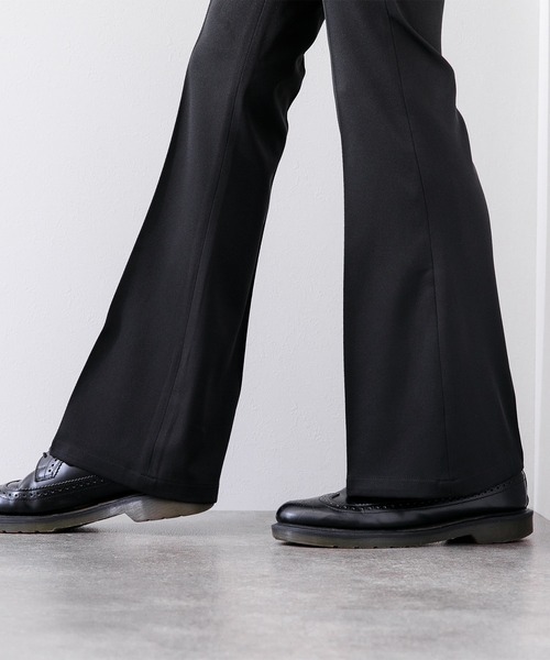 Adoon plain（アドーンプレーン）の「【Adoon plain】フレアスラックス（スラックス・メンズ・ライトブルー/ブラック/オレンジ・SMALL/MEDIUM/LARGE）」の13枚目の写真