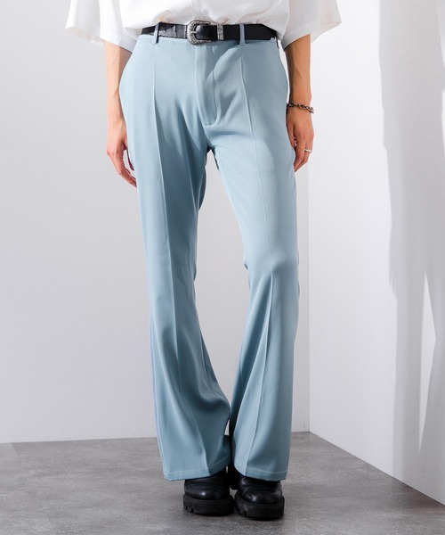 Adoon plain（アドーンプレーン）の「【Adoon plain】フレアスラックス（スラックス・メンズ・ライトブルー/ブラック/オレンジ・SMALL/MEDIUM/LARGE）」の22枚目の写真