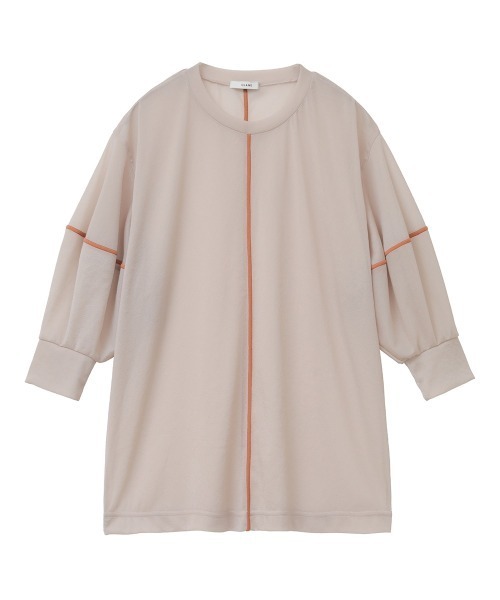 シャツ/ブラウス(長袖/七分) CLANE - SOLID SLEEVE SHEER S/S TOPS CLANE CLANE（クラネ）の「SOLID SLEEVE SHEER S/S TOPS（シャツ