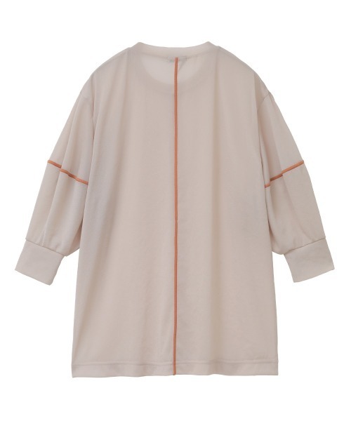 特売 CLANE（クラネ）の「SOLID SLEEVE TOPS（シャツ S/S SHEER トップス