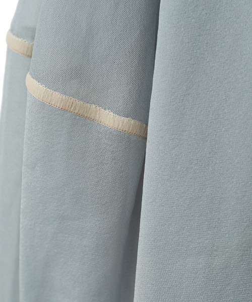 CLANE（クラネ）の「SOLID SLEEVE SHEER S/S TOPS（シャツ