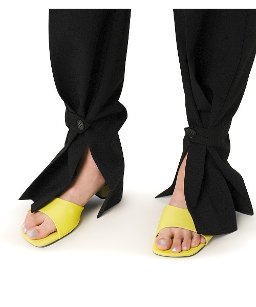 LE CIEL BLEU（ルシェルブルー）の「Ankle Tab Detail Pants（その他パンツ・レディース・ライトブルー/ブラック/ブラウン・36/34/38）」の13枚目の写真