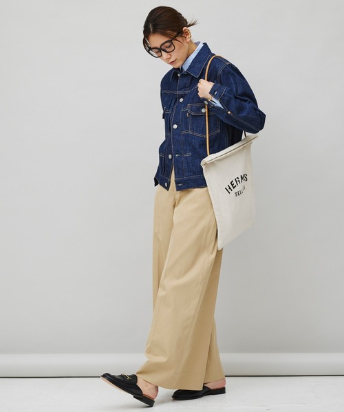 Scye(サイ)の「Curensology(カレンソロジー)/【Scye】デニムジャケット(デニムジャケット・レディース・インディゴブルー・FREE)」の2枚目の写真