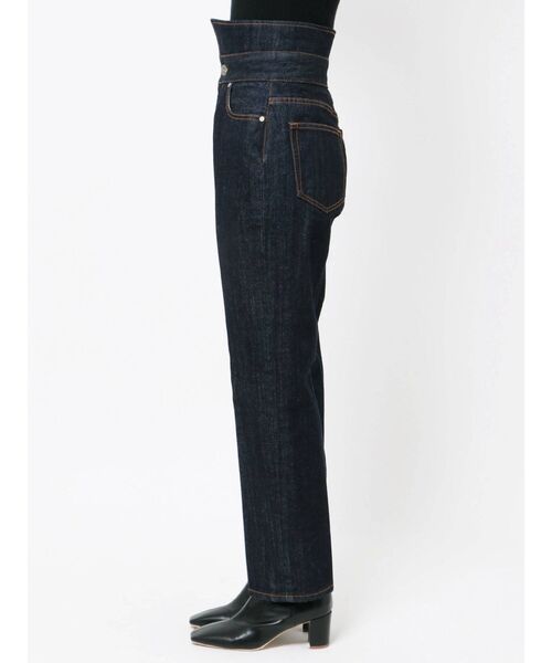 LAGUNAMOON（ラグナムーン）の「アシンメトリーハイウエストデニムパンツ（デニムパンツ・レディース・インディゴブルー/ブルー・SMALL/MEDIUM）」の18枚目の写真