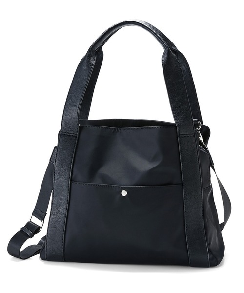 IEDIT（イディット）の「ＩＥＤＩＴ　ウェブマガジンｍｉ－ｍｏｌｌｅｔコラボ　シーンレスエイジングレスになじむ　３６５日持ちたい撥水エブリデイバッグ（トートバッグ・レディース・ブラック・ONE SIZE）」の10枚目の写真