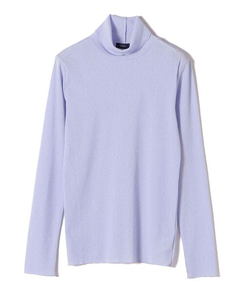 SHIPS（シップス）の「ドライタッチリブタートルネック◇（Tシャツ/カットソー・レディース・オフホワイト/ブラック/ベージュ/グリーン/イエロー/ブルー・ONE SIZE）」の2枚目の写真