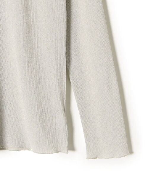 SHIPS（シップス）の「ドライタッチリブタートルネック◇（Tシャツ/カットソー・レディース・オフホワイト/ブラック/ベージュ/グリーン/イエロー/ブルー・ONE SIZE）」の13枚目の写真