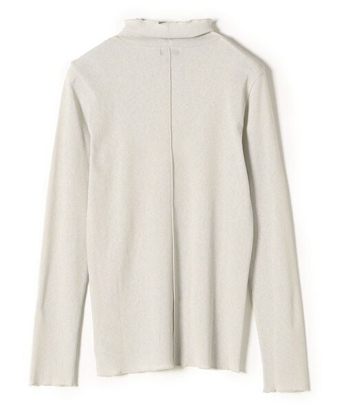 SHIPS（シップス）の「ドライタッチリブタートルネック◇（Tシャツ/カットソー・レディース・オフホワイト/ブラック/ベージュ/グリーン/イエロー/ブルー・ONE SIZE）」の14枚目の写真