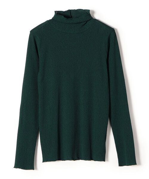 SHIPS（シップス）の「ドライタッチリブタートルネック◇（Tシャツ/カットソー・レディース・オフホワイト/ブラック/ベージュ/グリーン/イエロー/ブルー・ONE SIZE）」の18枚目の写真