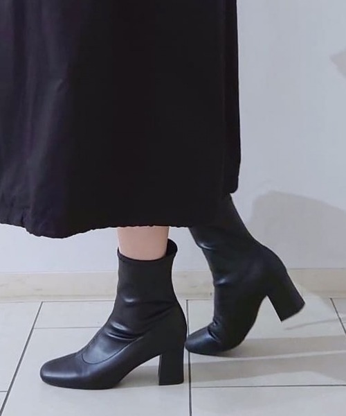 niko and...（ニコアンド）の「オリジナルストレッチブーツ（ブーツ・レディース・ブラウン系その他/ブラック/アイボリー・MEDIUM/LARGE/SMALL）」の2枚目の写真
