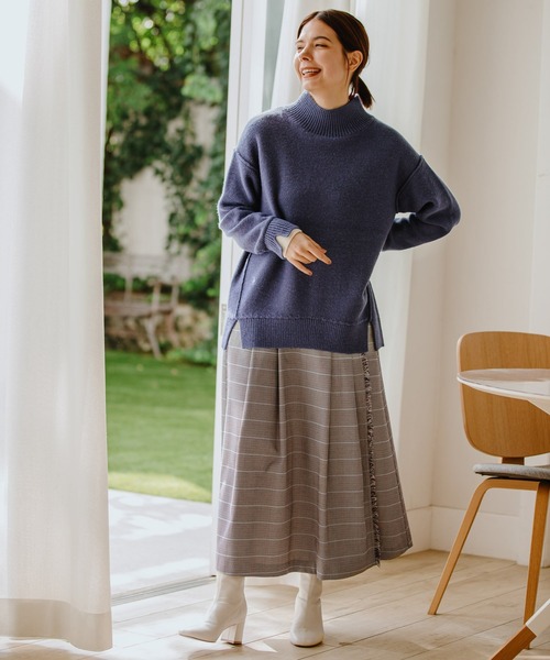 niko and...（ニコアンド）の「オリジナルストレッチブーツ（ブーツ・レディース・ブラウン系その他/ブラック/アイボリー・MEDIUM/LARGE/SMALL）」の13枚目の写真