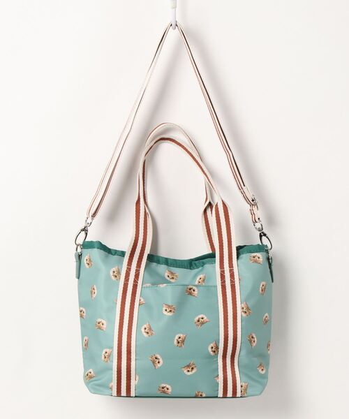 PAUL & JOE ACCESSOIRES(ポールアンドジョーアクセソワ)の「PAUL & JOE ACCESSOIRES (ポール&ジョーアクセソワ) 2WAYトートバッグ スモールヌネット総柄 ポールアンドジョー(トートバッグ・レディース・ワイン/グリーン/ネイビー/パープル・FREE)」の12枚目の写真
