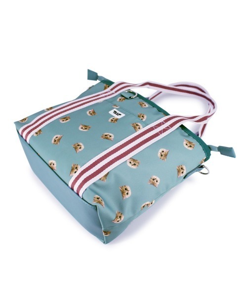 PAUL & JOE ACCESSOIRES(ポールアンドジョーアクセソワ)の「PAUL & JOE ACCESSOIRES (ポール&ジョーアクセソワ) 2WAYトートバッグ スモールヌネット総柄 ポールアンドジョー(トートバッグ・レディース・ワイン/グリーン/ネイビー/パープル・FREE)」の6枚目の写真