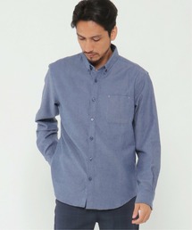 フランネル無地シャツ