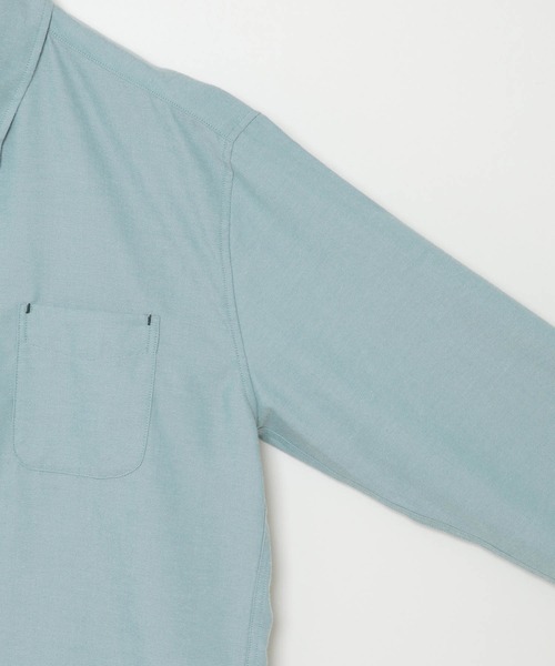 ikka（イッカ）の「フランネル無地シャツ（シャツ/ブラウス・メンズ・ホワイト/パープル/ネイビー/グレー/ミント・S/M/L/XL）」の9枚目の写真