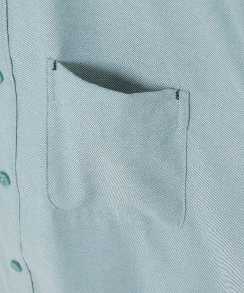 ikka（イッカ）の「フランネル無地シャツ（シャツ/ブラウス・メンズ・ホワイト/パープル/ネイビー/グレー/ミント・S/M/L/XL）」の13枚目の写真